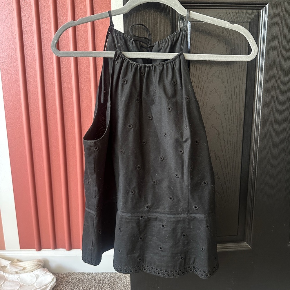 Ann Taylor Black Halter Top